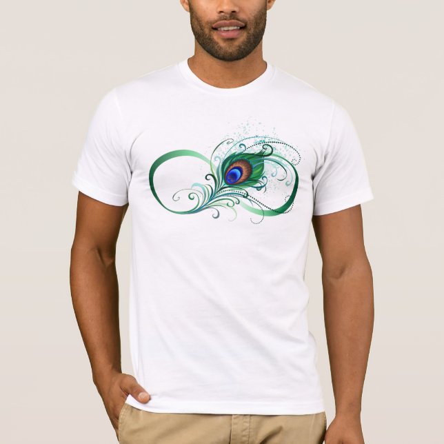Camiseta Símbolo Infinito com Pavão (Frente)