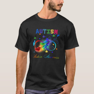 Camiseta Símbolo Infinito de Consciência Autismo
