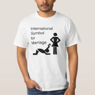 Camiseta Símbolo internacional para o casamento