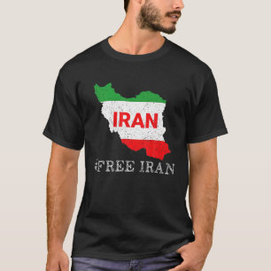 Camiseta Símbolo Irã Livre Sinalizador Liberdade Amor
