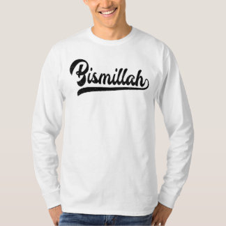 Camiseta Símbolo Islâmico Bismillah Longa Folga