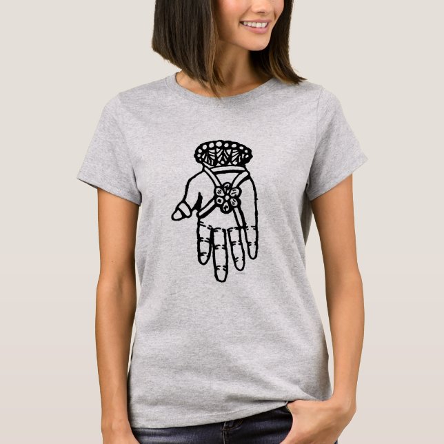 Camiseta Símbolo Islâmico: Hamsa (Frente)