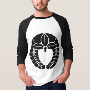 Camiseta Símbolo japonês da crista da família (KAMON)