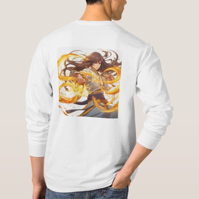 Camiseta Símbolo Kung Fu Fighter 16 Plus (Verso)