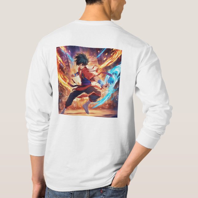 Camiseta Símbolo Kung Fu Fighter 3 Plus (Verso)