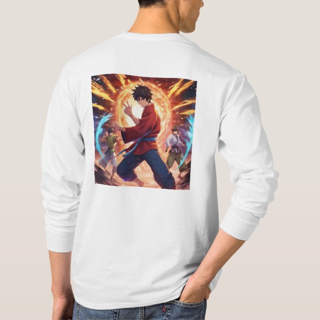 Camiseta Símbolo Kung Fu Fighter 4 Plus (Verso)