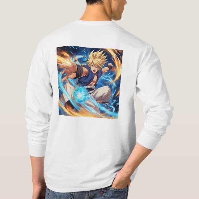 Camiseta Símbolo Kung Fu Fighter 5 Plus (Verso)