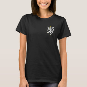 Camiseta Símbolo Leão Boêmico da República Checa