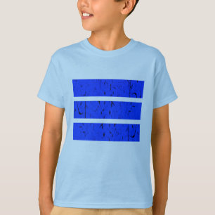 Camiseta Símbolo Legal de 3 Linhas Uniformidade & Harmoni