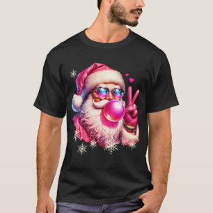 Camiseta Símbolo Legal de paz da bolha do Pai Natal