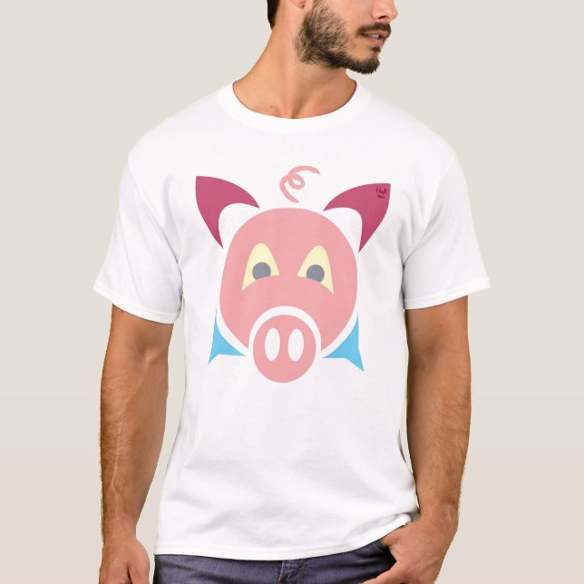 Camiseta Símbolo leitão do zodíaco (Frente)