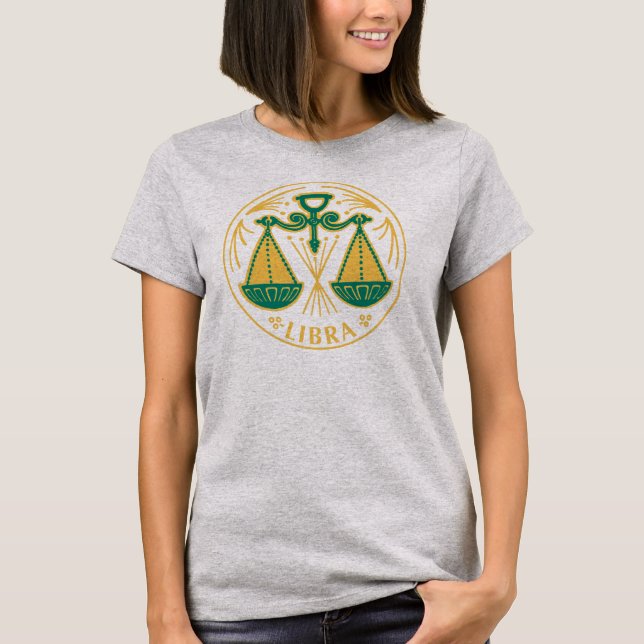 Camiseta Símbolo Libra do Zodíaco (Frente)