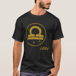 Camiseta Símbolo Libra Zodiac Astrologia Horoscópio