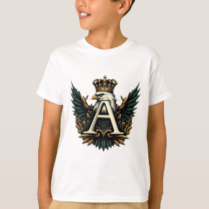 Camiseta Símbolo Majestoso: A Águia Crowned e o Negrito