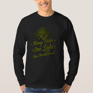 Camiseta Símbolo másico comMuitas_Ways,uma_luz,um_irmão