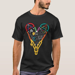 Camiseta Símbolo Matemático Fórmula Love For Math Teacher M