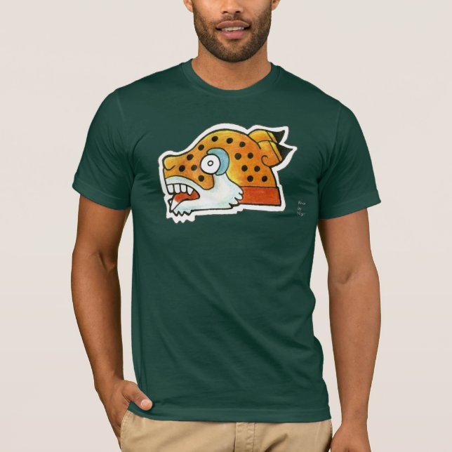 Camiseta Símbolo Mayan Jaguar (Frente)