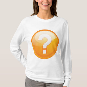 Camiseta Símbolo Moderno Negrito Ponto de Interrogação Lara