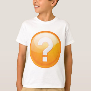 Camiseta Símbolo Moderno Negrito Ponto de Interrogação Lara