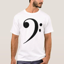 Símbolo Musical de Clef de Fá Minimalista Músico