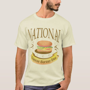 Camiseta Símbolo Nacional de Burger Day T-Shirt