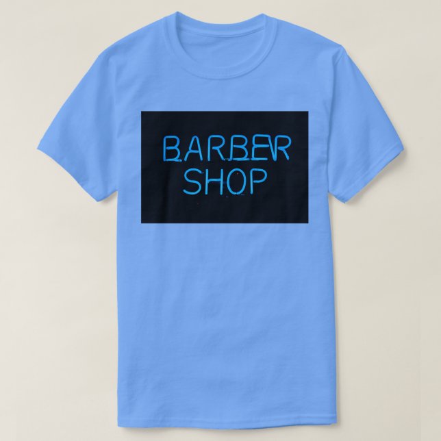 Camiseta Símbolo Neon do Compro Barber (Frente do Design)