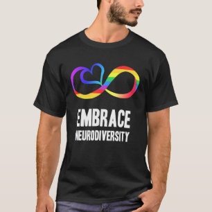 Camiseta Símbolo Neurodiversidade Arco-íris Infinito Mãe Au