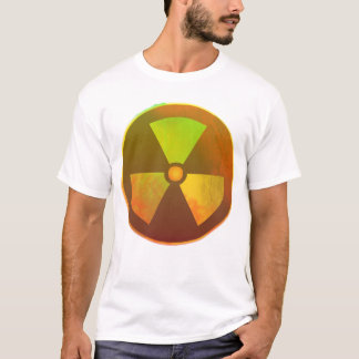 Camiseta Símbolo Nuclear Brilho Radioativo