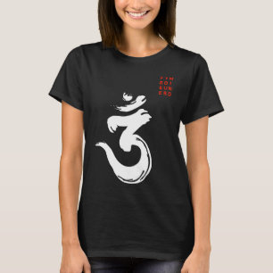 Camiseta Símbolo Om Bengali Branco