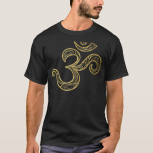 Camiseta Símbolo Om Meditação Yoga Namaste Mantra Espiritua
