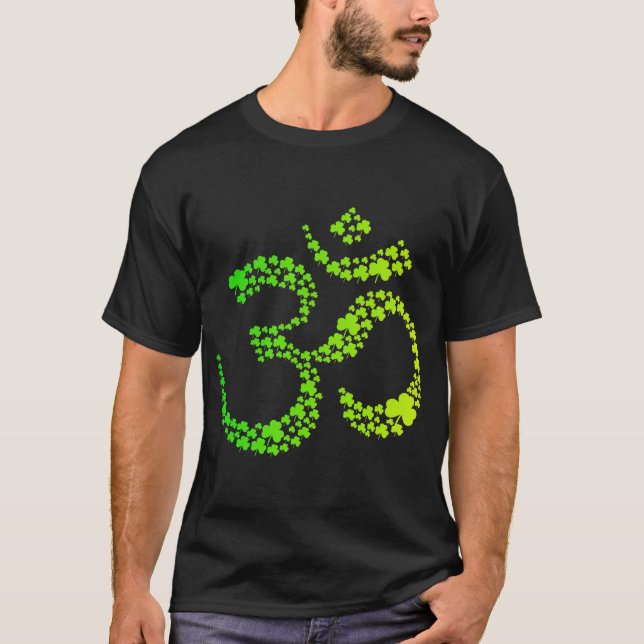 Camiseta Símbolo Om para Meditação e Yoga (Frente)