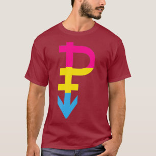 Camiseta Símbolo Pansexual da Fila - Parada LGBTQ LGBT