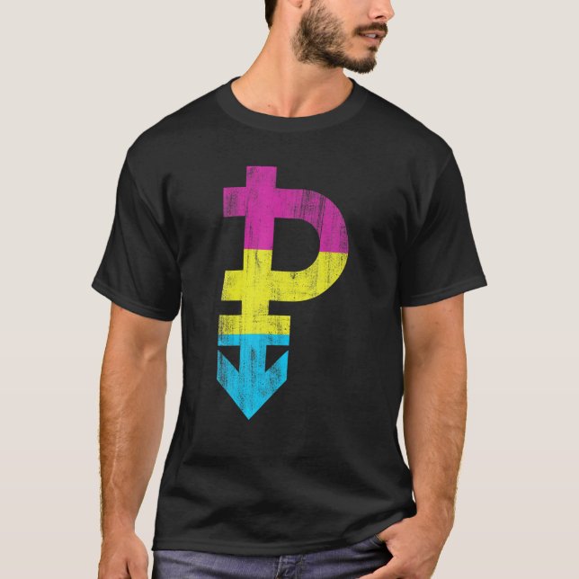 Camiseta Símbolo Pansexual do Orgulho LGBT (Frente)