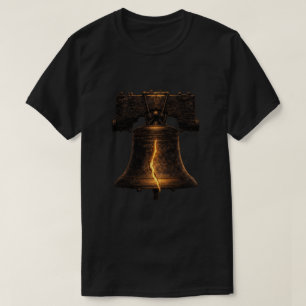 Camiseta Símbolo Patriótico do Sino da Liberdade