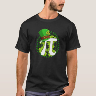 Camiseta Símbolo Pi Dia de São Patrício Espiral Camrocha