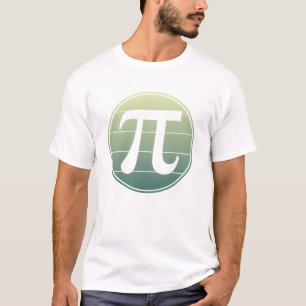 Camiseta Símbolo Pi Gradiente Dia Pi Feliz dia de matem