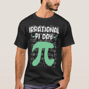 Camiseta Símbolo Pi Piada Matemática Irracional Pi Day