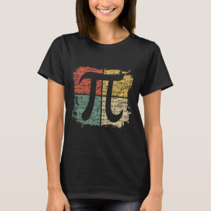 Camiseta Símbolo Pi Quadrado Dar Equações Matemáticas Pi Di