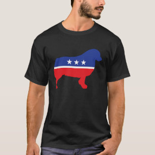 Camiseta Símbolo Político Miniatura do Pastor Americano