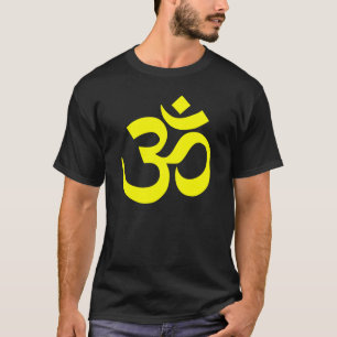 Camiseta Símbolo preto e amarelo do OM