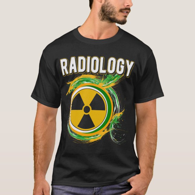 Camiseta Símbolo radiológico Xray Radiologista (Frente)