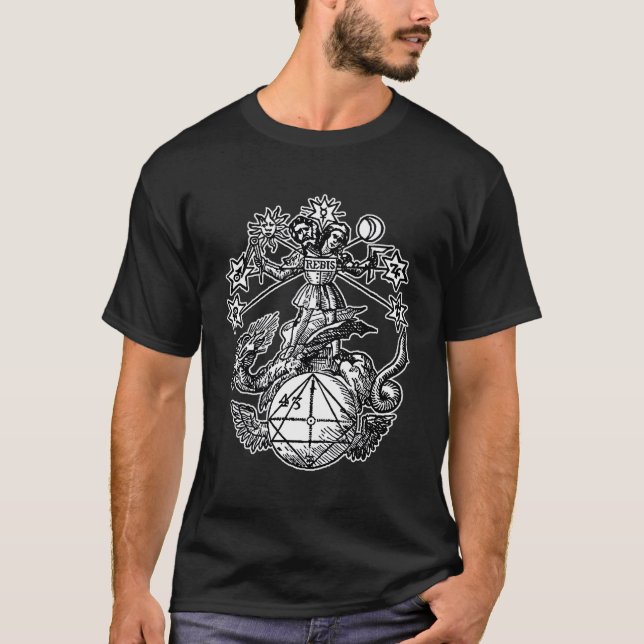 Camiseta Símbolo Rebis ~ Matéria Dupla (Frente)