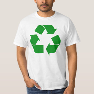 Camiseta Símbolo reciclagem - Verde
