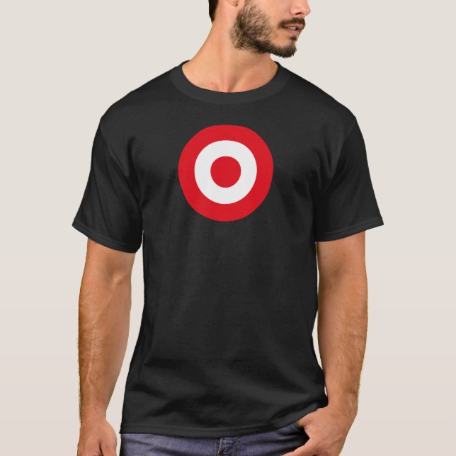 Camiseta Símbolo redondo do exército da bandeira turca (Frente)