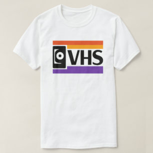 Camiseta Símbolo Retro VHS   Nostalgia dos anos 80