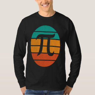 Camiseta Símbolo Retro Vintage Nerd Dia do Pi 3 14 Professo