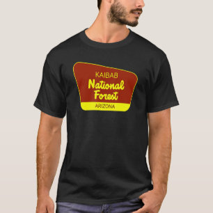 Camiseta Símbolo Retroativo Nacional da Arizona Florestal d