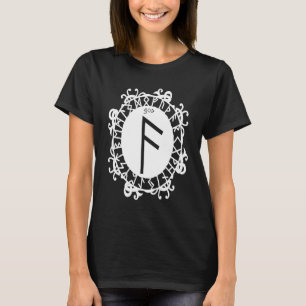 Camiseta Símbolo Rúnico Nórdico ANSUZ Rune Viking Símbolo C