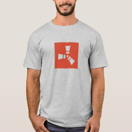 Camiseta Símbolo RUST Clear em vermelho