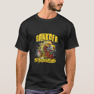 Camiseta Símbolo Sankofa Adinkra Gana História Negra Mês T